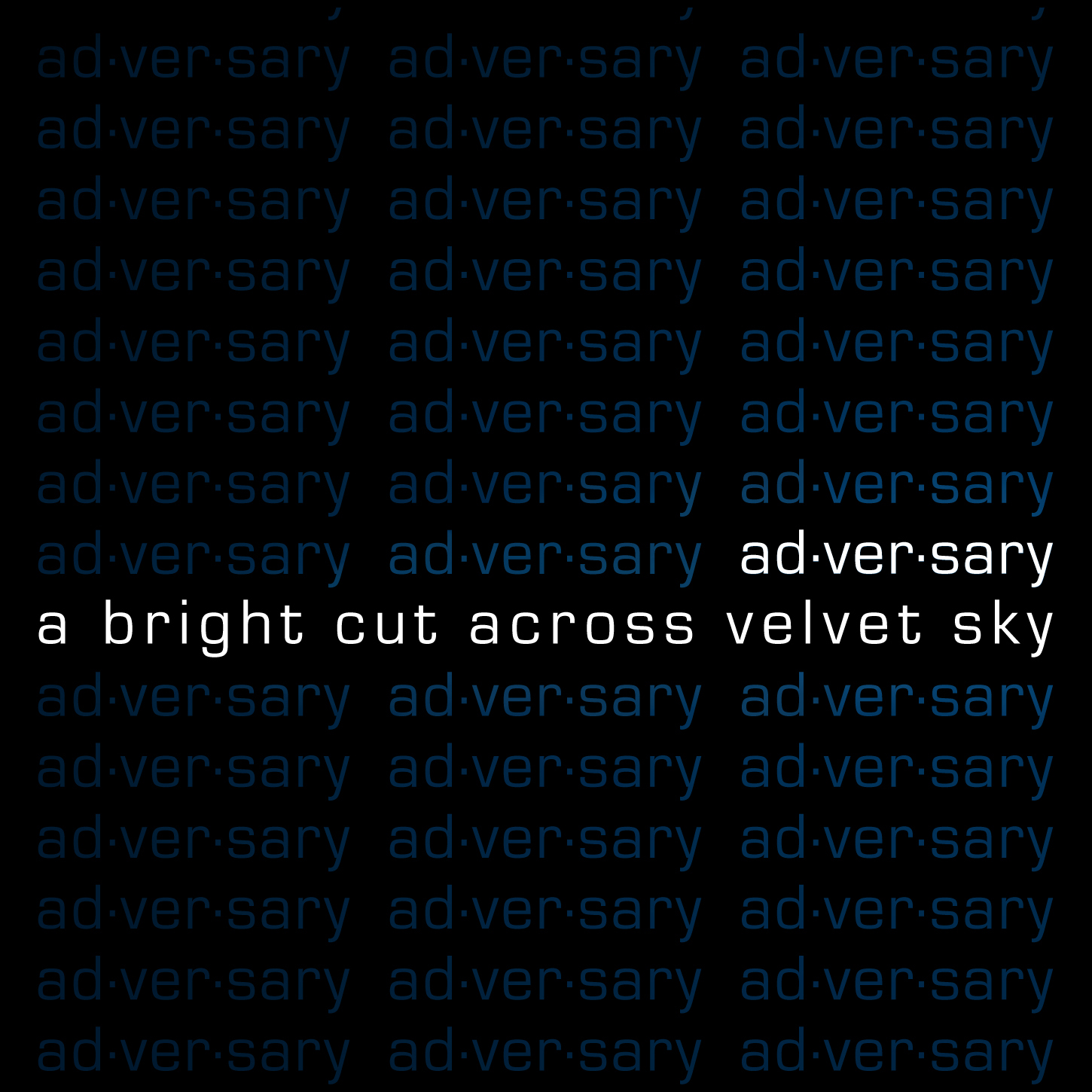 Adversary - A Bright Cut Across / CD